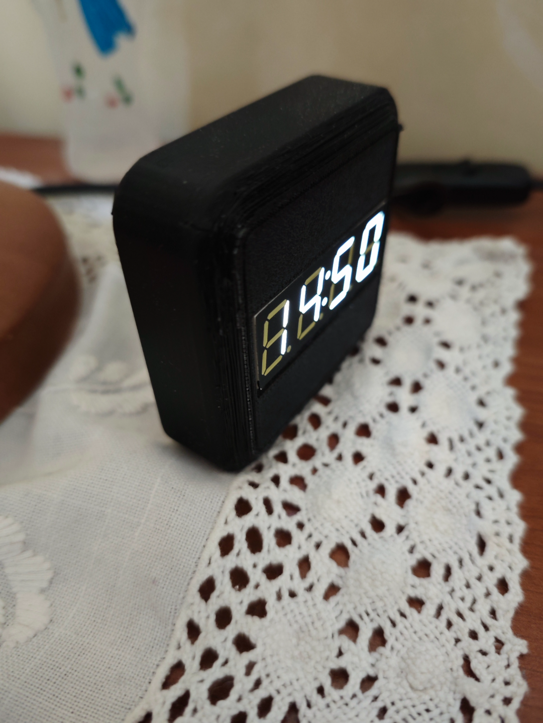 clock in box