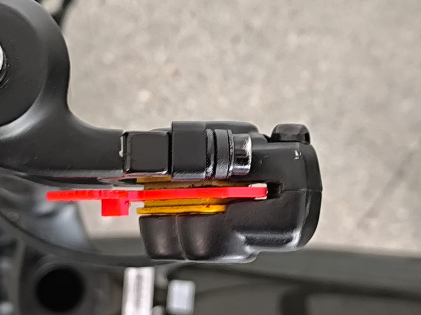 Brake pad spacer