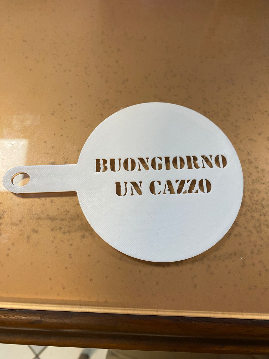 Un Buon Buongiorno - Coffee stencil