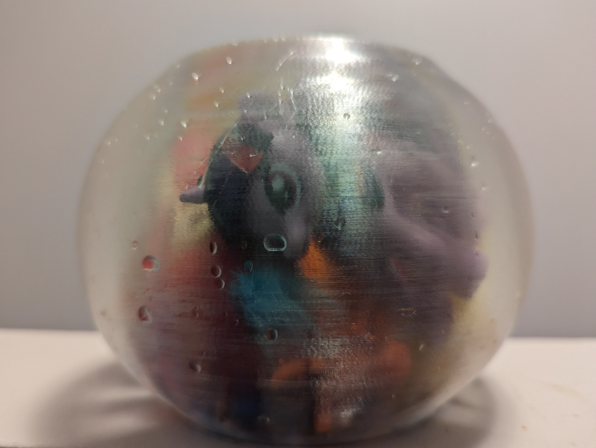 Transparent PETG fish bowl