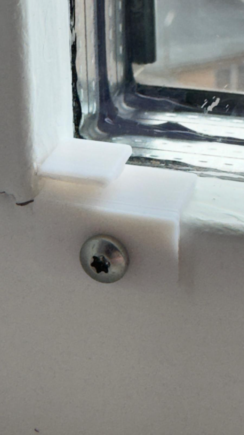 Plisart Plisse Blind internal window brackets