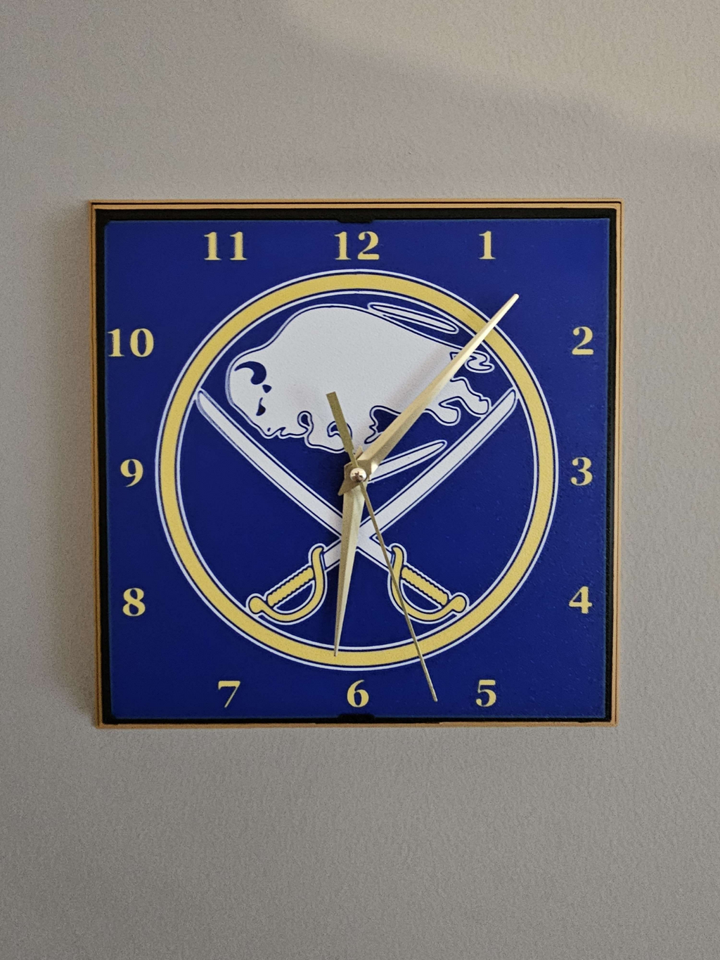 Buffalo Sabres Clock Face