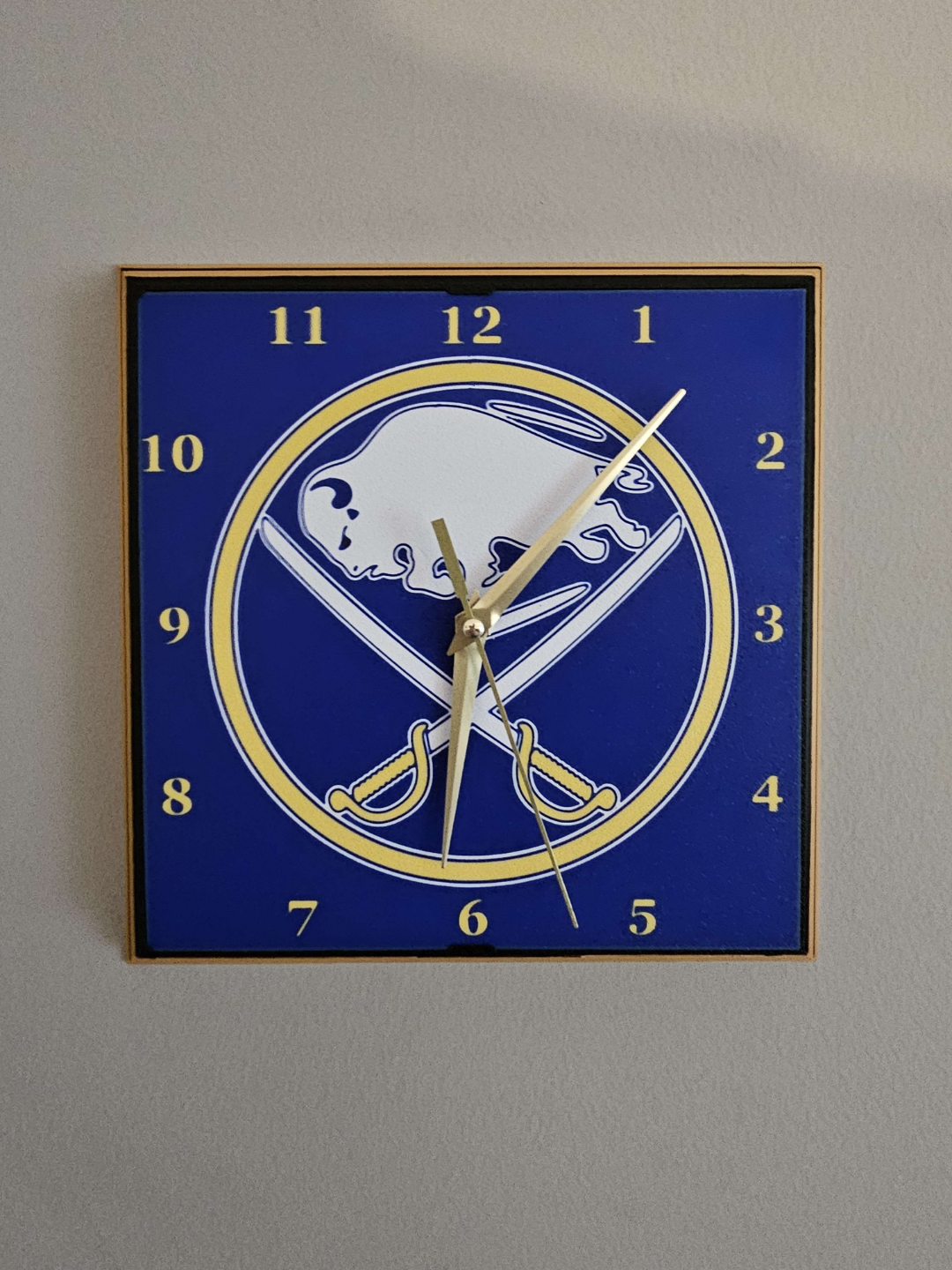 Buffalo Sabres Clock Face