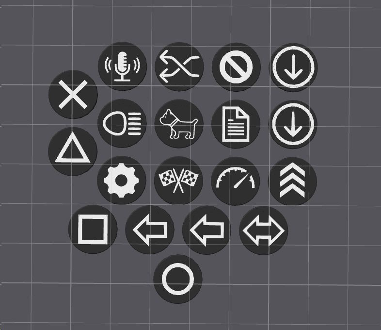Fanatec Steering Wheel Button Caps