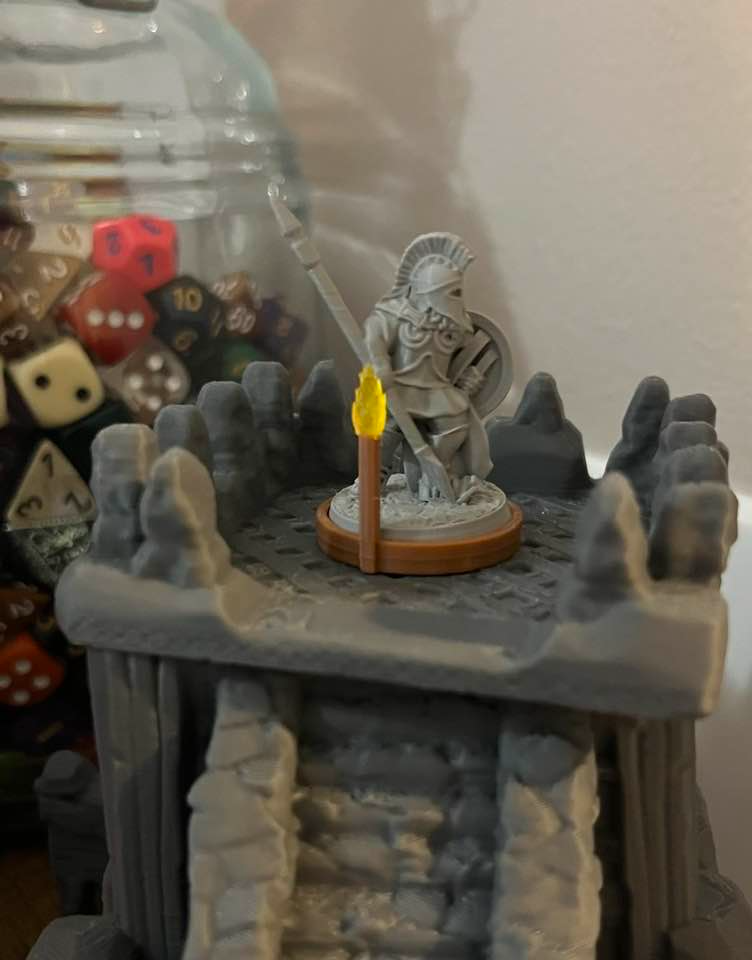 D&D / Pathfinder Miniature Marker for Torchlight