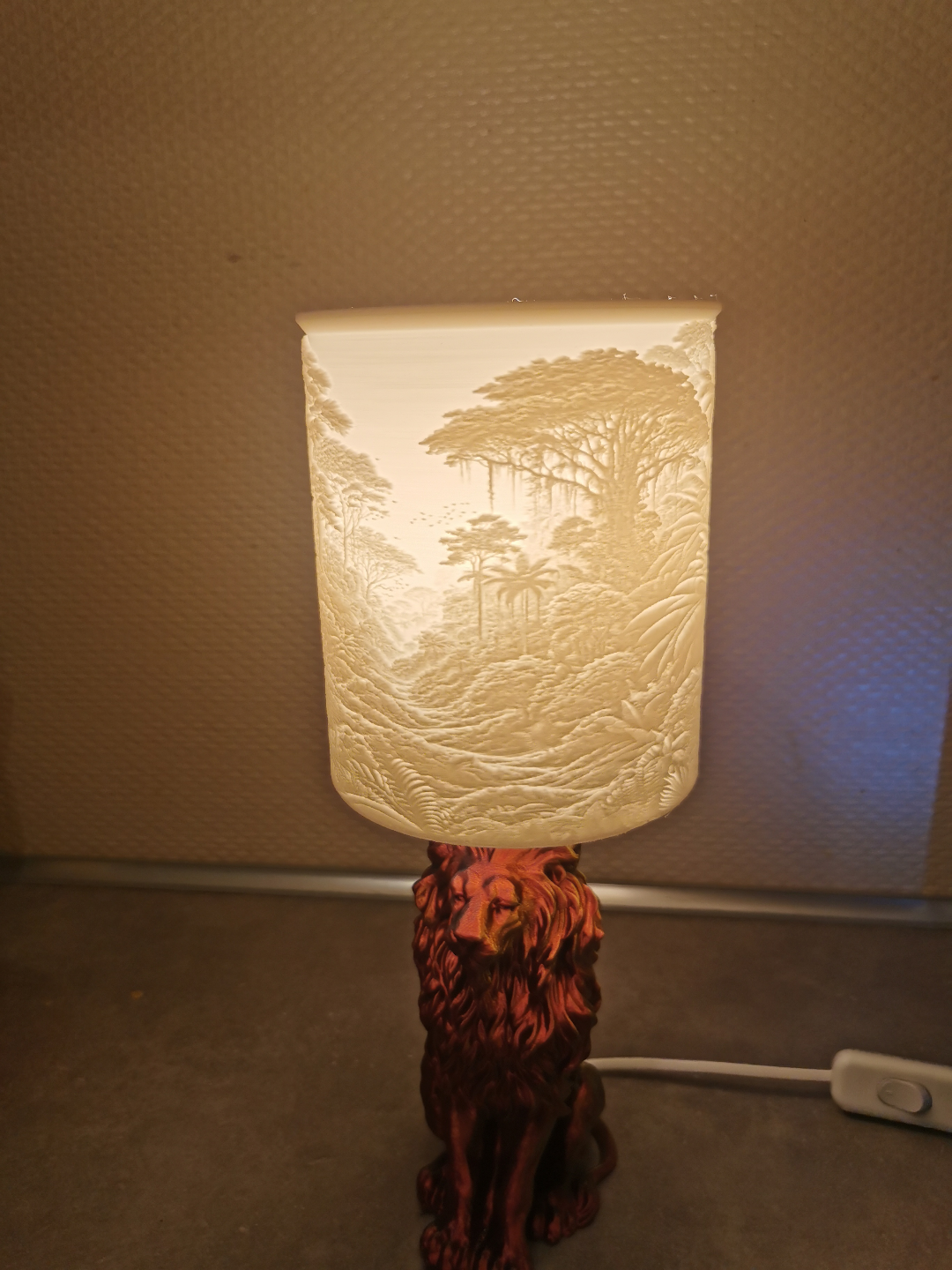 lampe lion