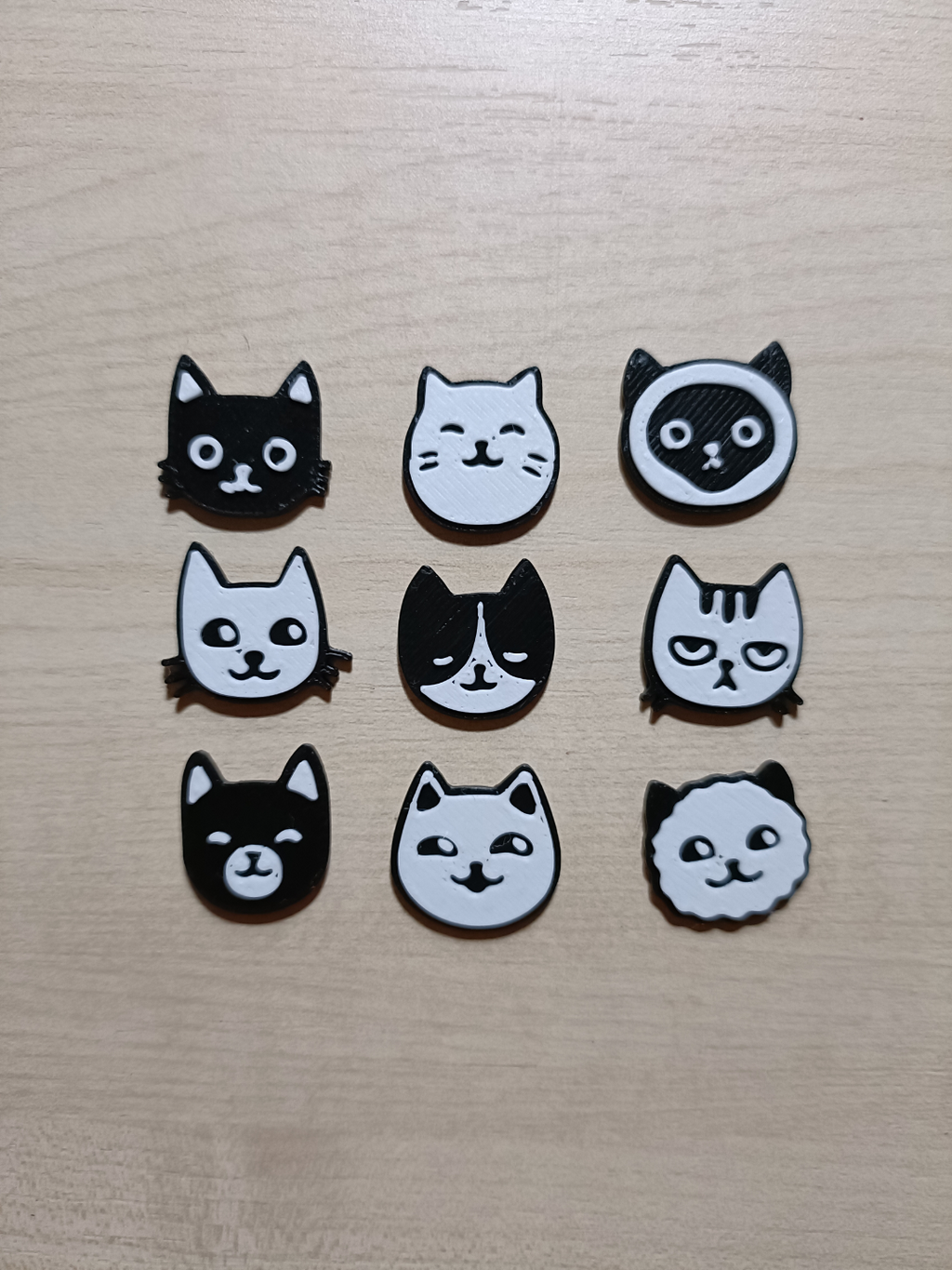 Cats earrings and keychains