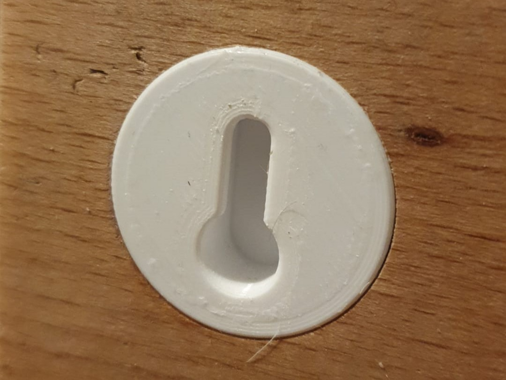 Mounting insert for wall hanging
