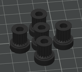 Pulley/Spool for nema17