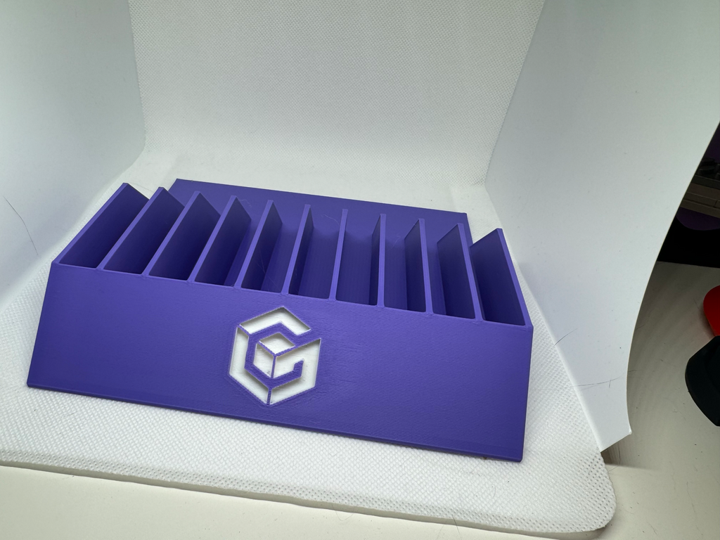 Game Cube Game / Disc Holder - 10 Slot Game Holder