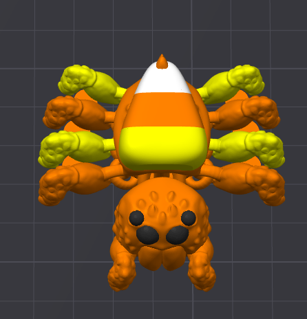 Candy Corn Jumping Spider
