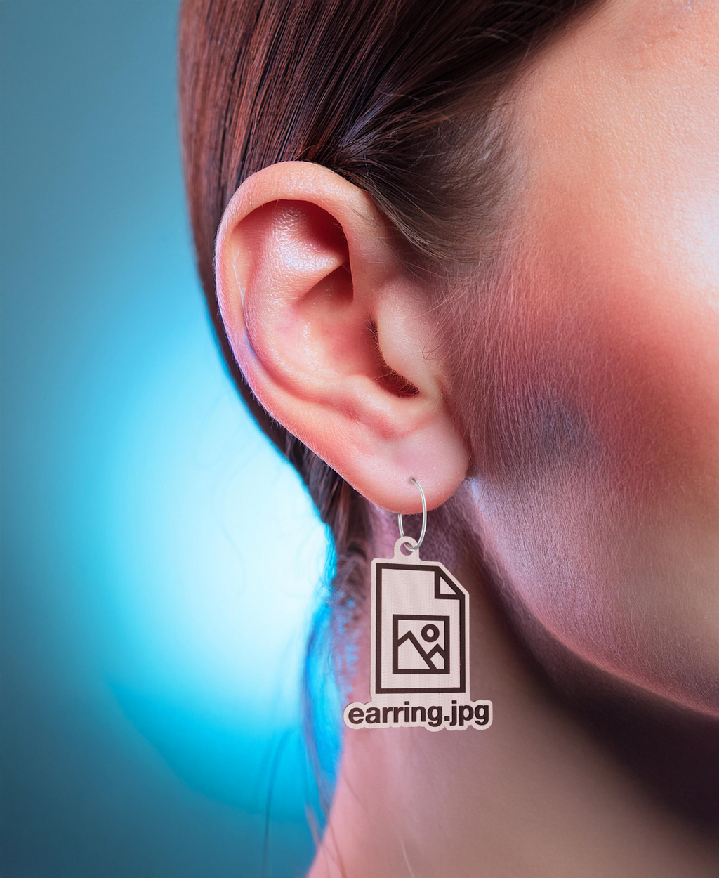 Earrings funny missing file icon