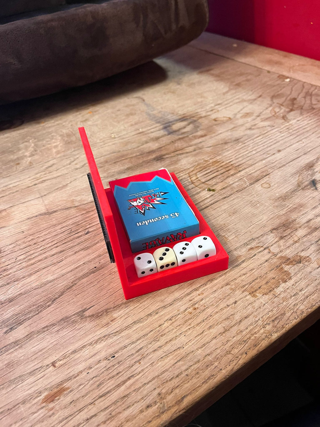 Dice and card holder