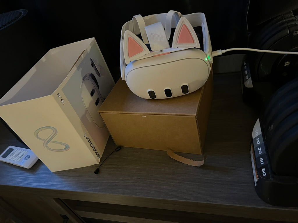 Cat Ears for Meta Quest 3 - Accessory Mount