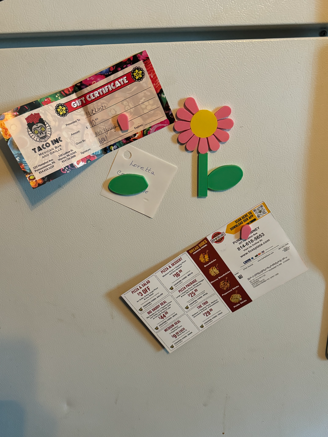 Daisy Refrigerator Magnets