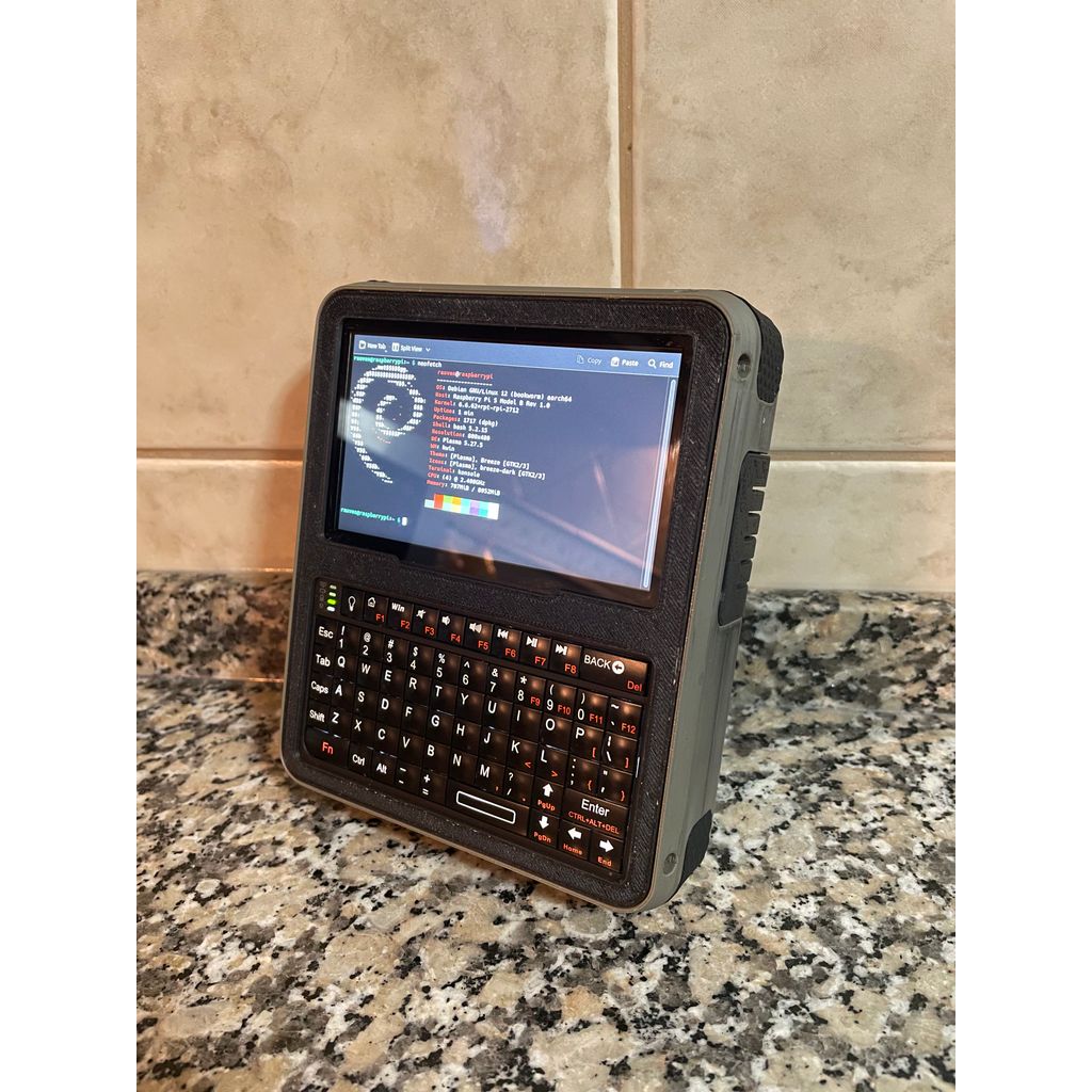 Cyberboy v1.0 - another raspberry pi cyberdeck