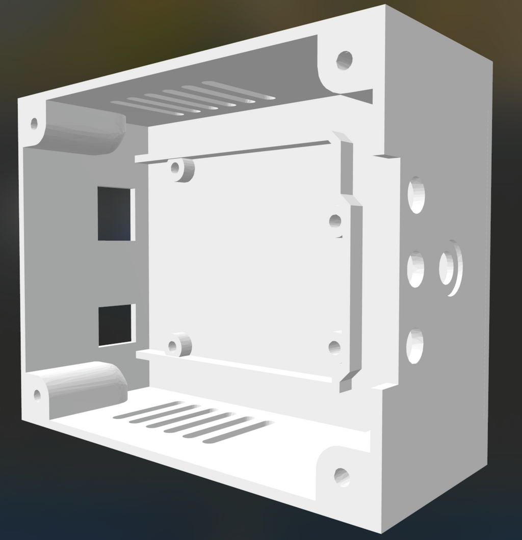 Arduino UNO Case + Cover for fans