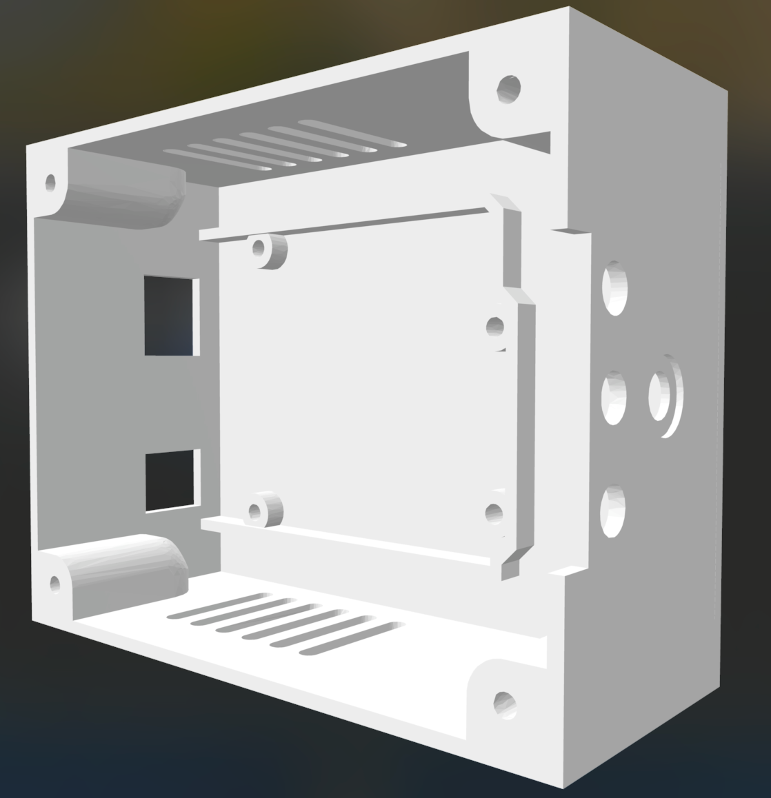 Arduino UNO Case + Cover for fans