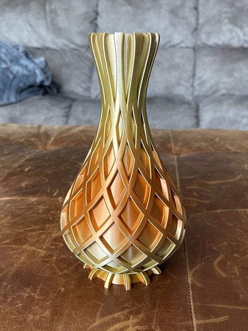 Ribbed Vase
