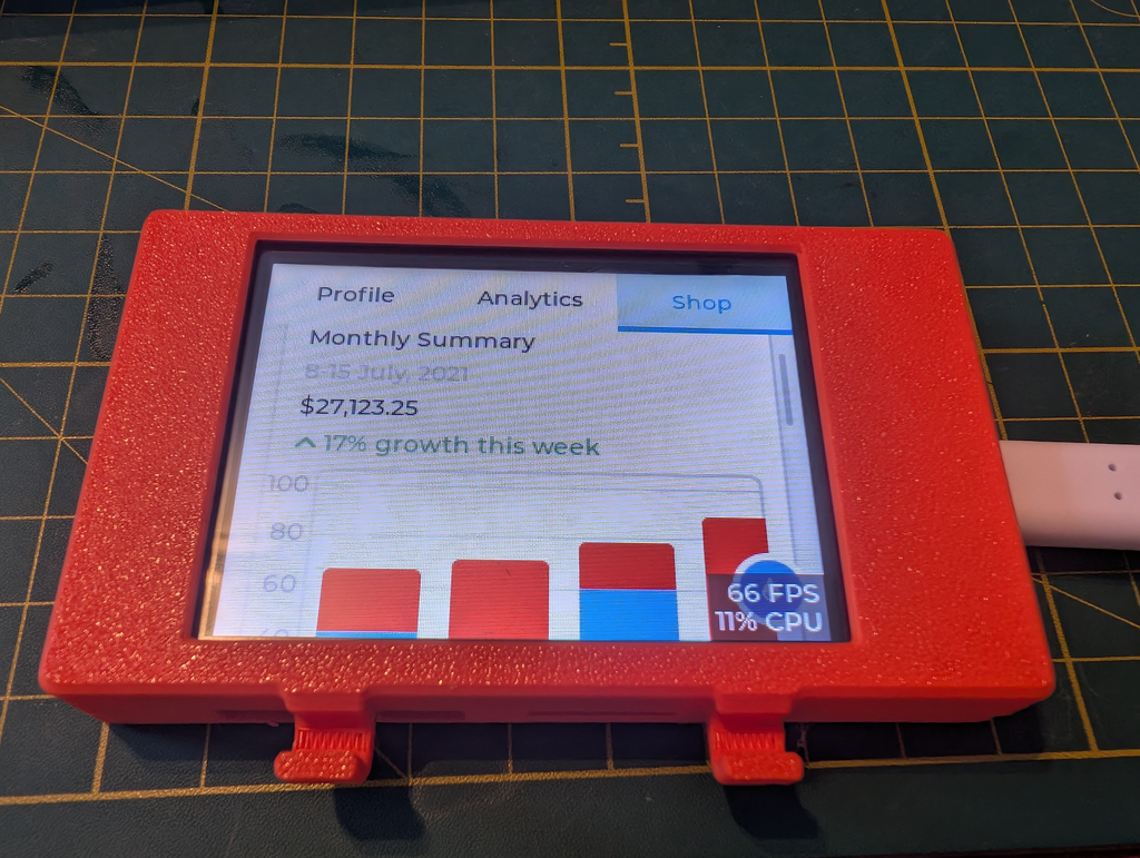 Cheap Yellow Display USB-C enclosure with pen