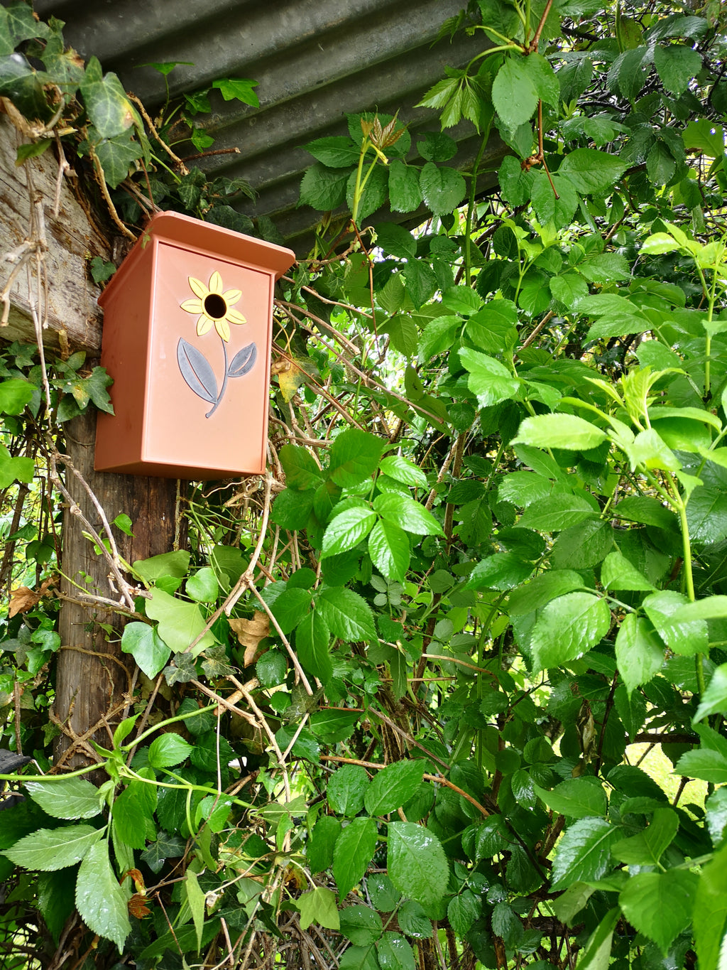 Specific birdhouses for tits and redstarts