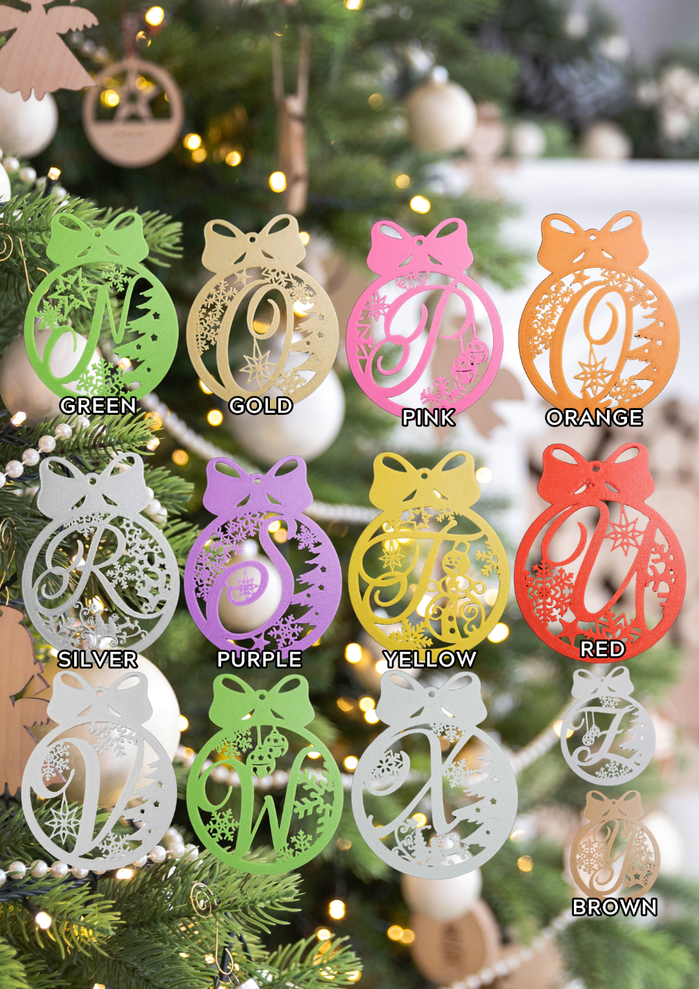 Xmas balls - Letters of Initials (edition 2023)