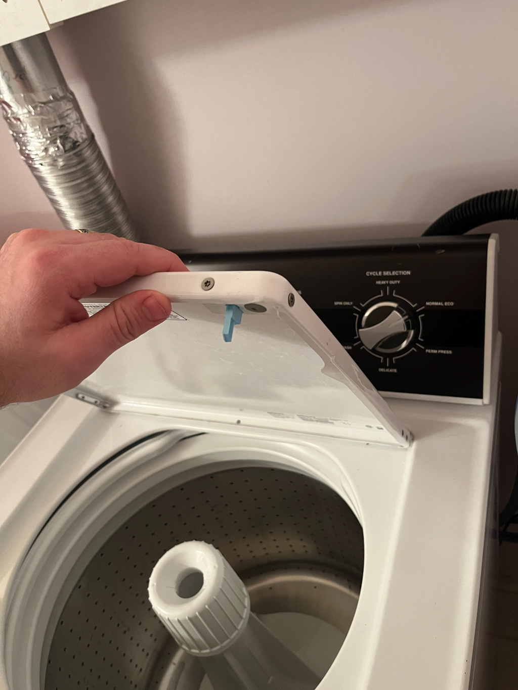 lid lock cheat for speed queen washing machine