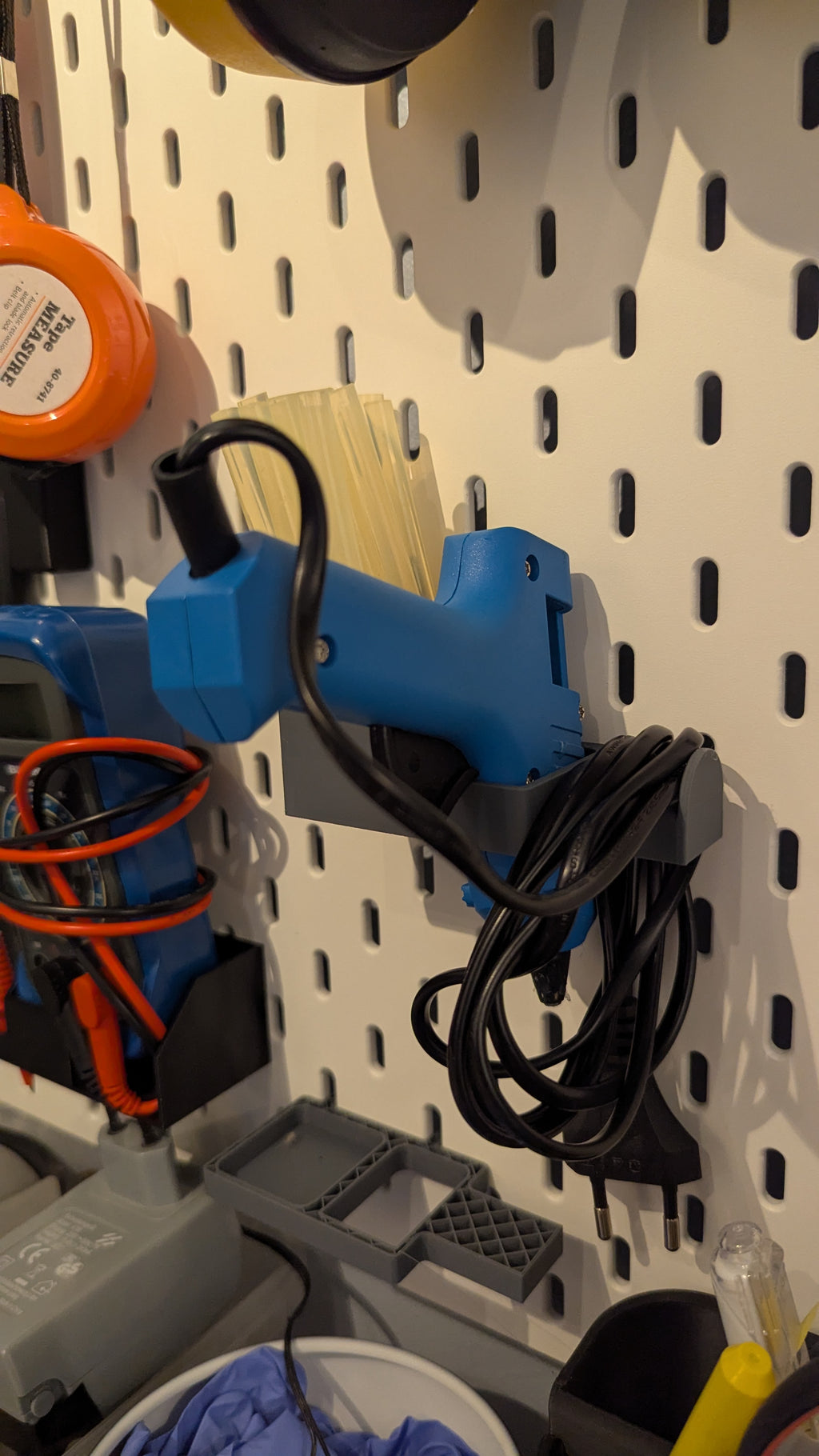 Glue Gun holder IKEA Skadis