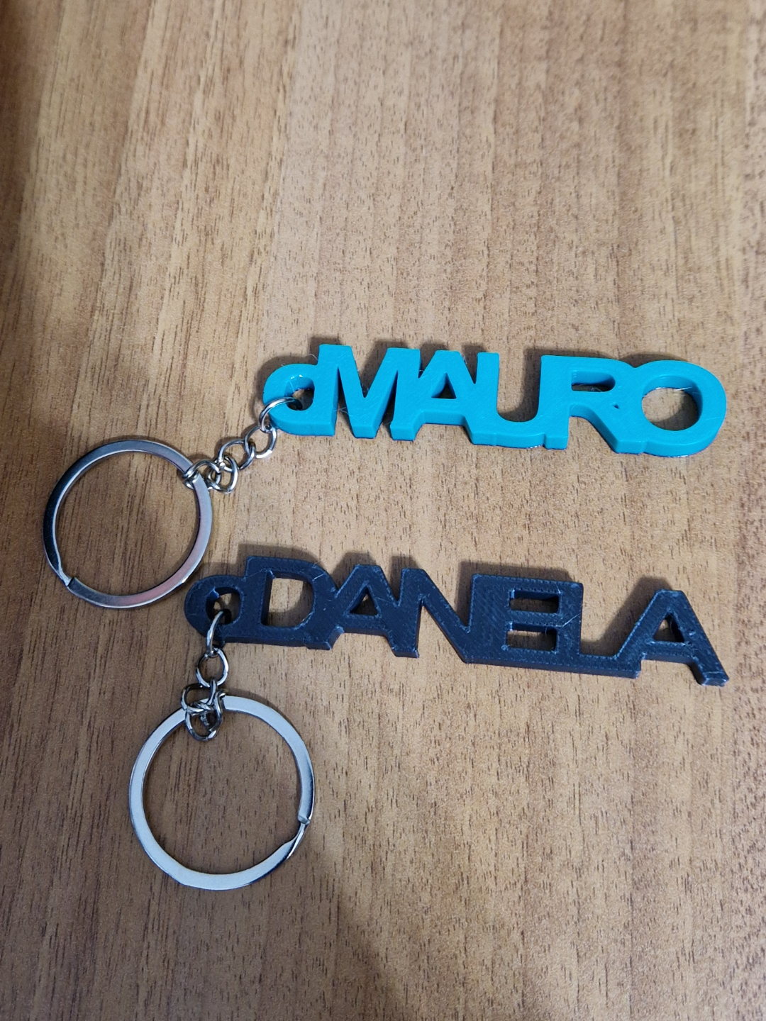 Keychain nome Mauro -Daniela