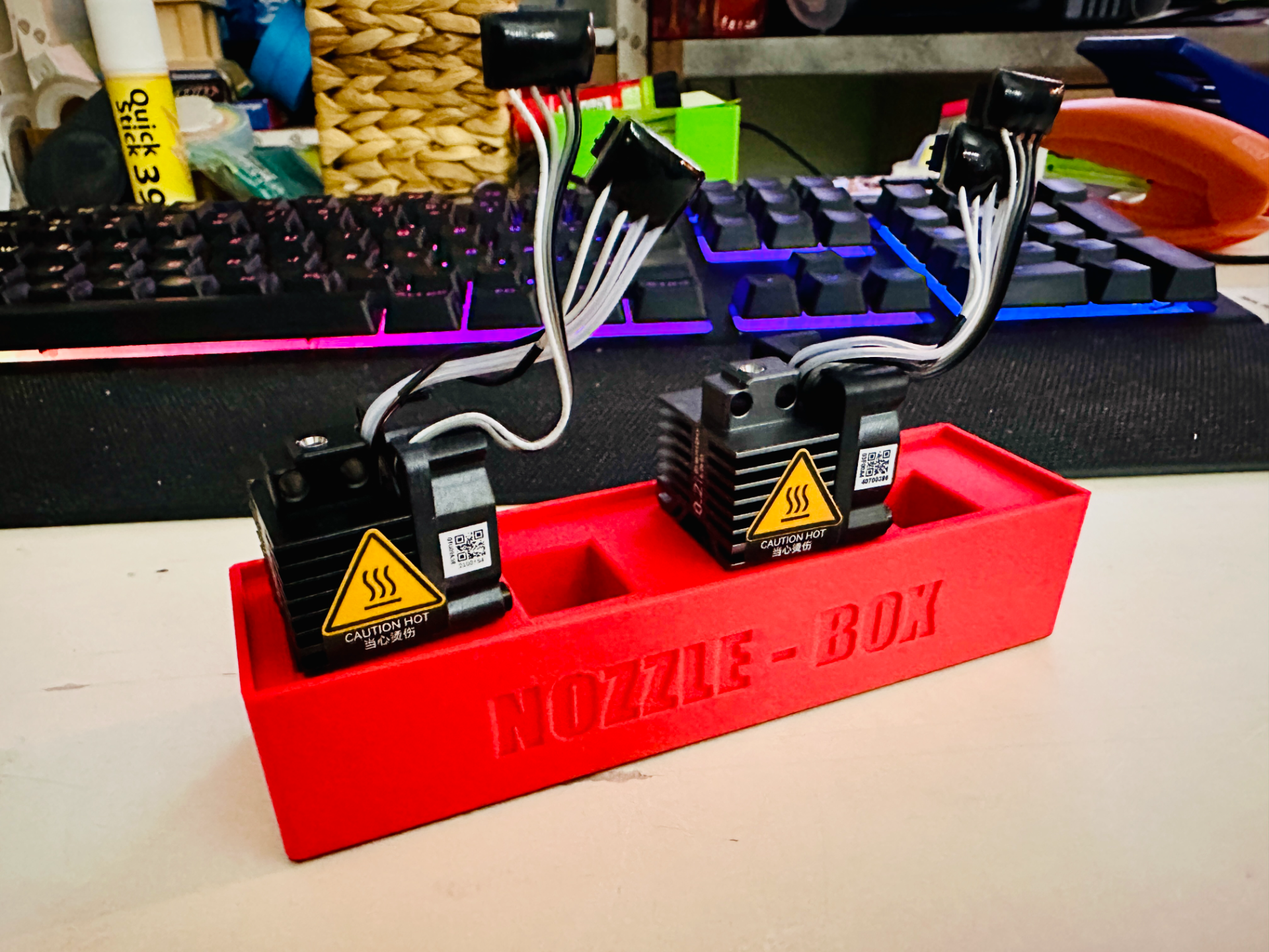 Bambu P1s or X-1 Nozzle Box
