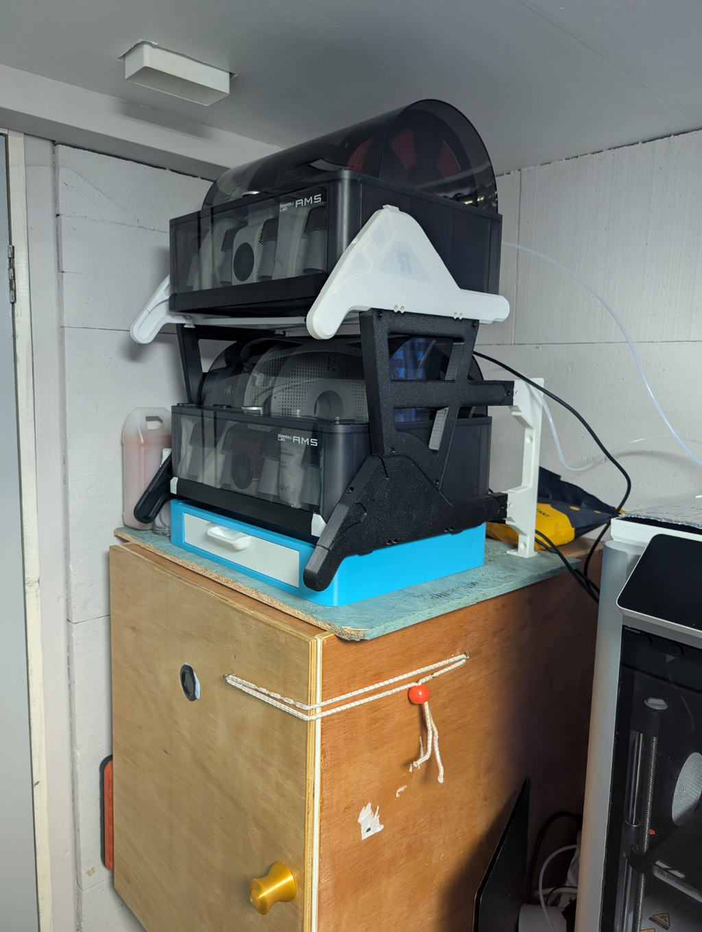 BaBo duo AMS drawer stacker floor mounting feet