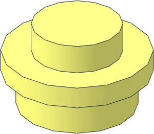 Brick 1x1 round plate - parts 4073 and 85861