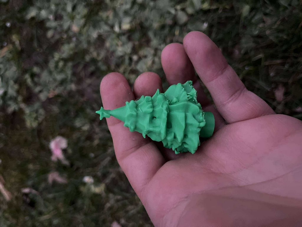 Coniferous trees diorama