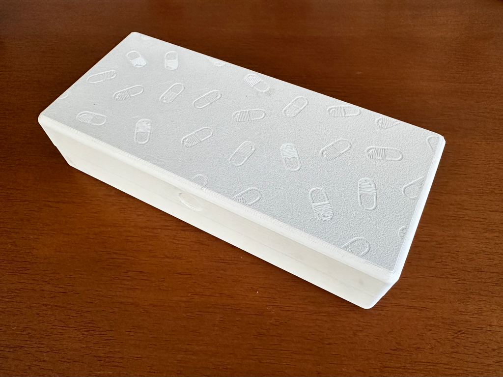 Parametric Print in place Pillbox