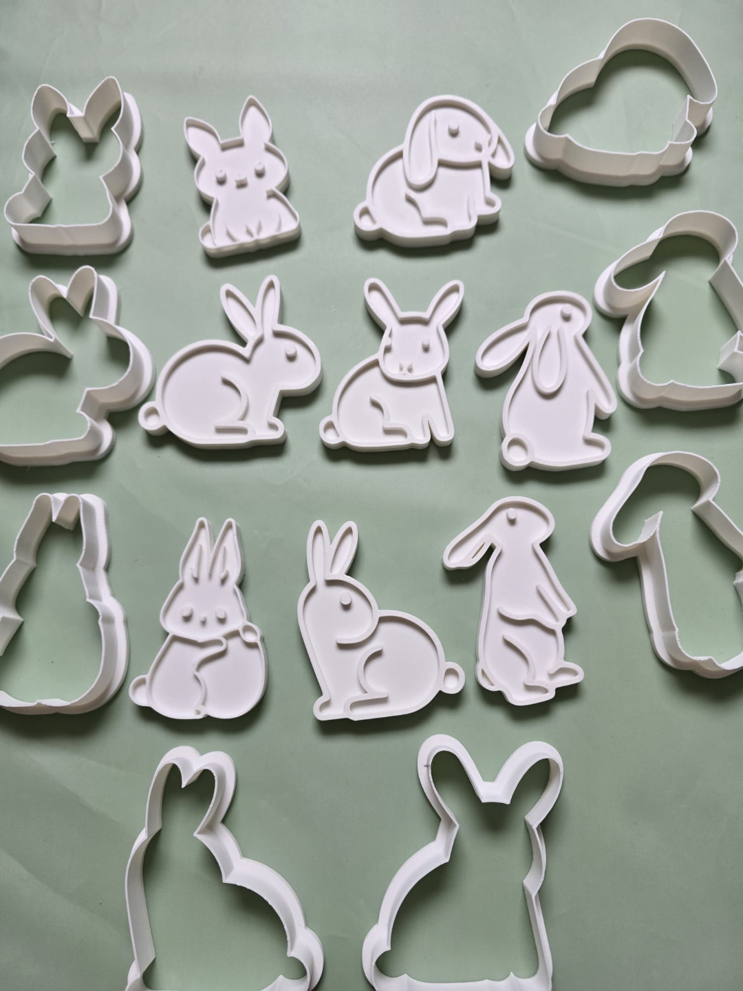 Cute Easter Bunny Rabbit Cookie Cutter Playdoh