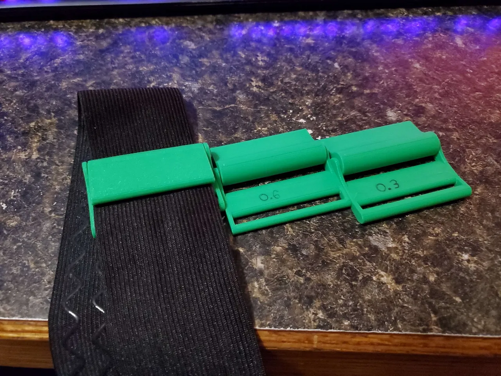 Print In Place Cam Lock for Ropes & Straps