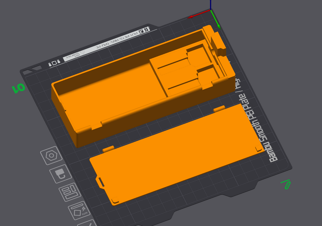A1 Mini Storage Box with Nozzle Slots