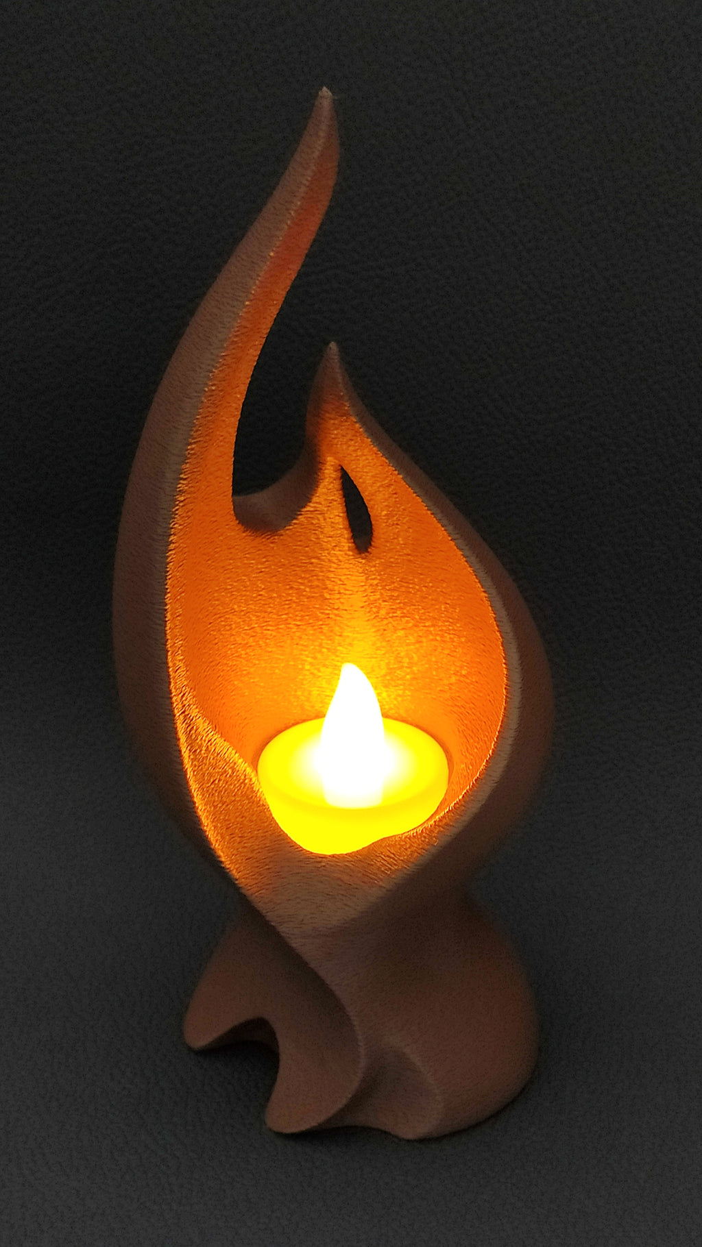 Decent Flame - LED tea light holder - no supports