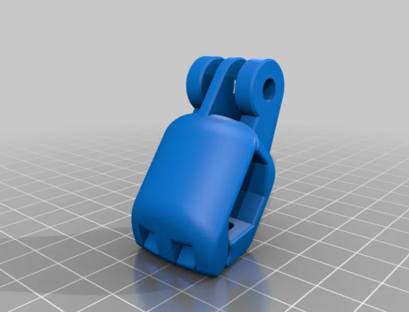 Bell super 3r Gopro chin mount