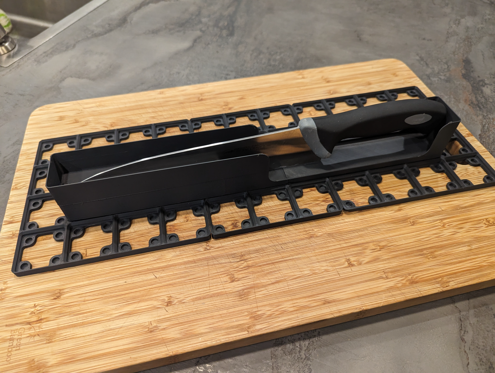 Gridfinity Chef knife holder