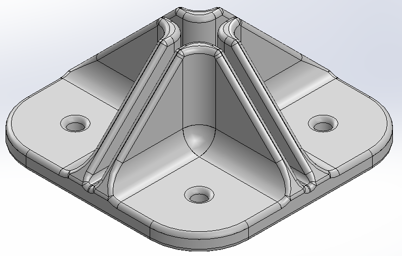 Vertical Plate fixture, 10G Steel