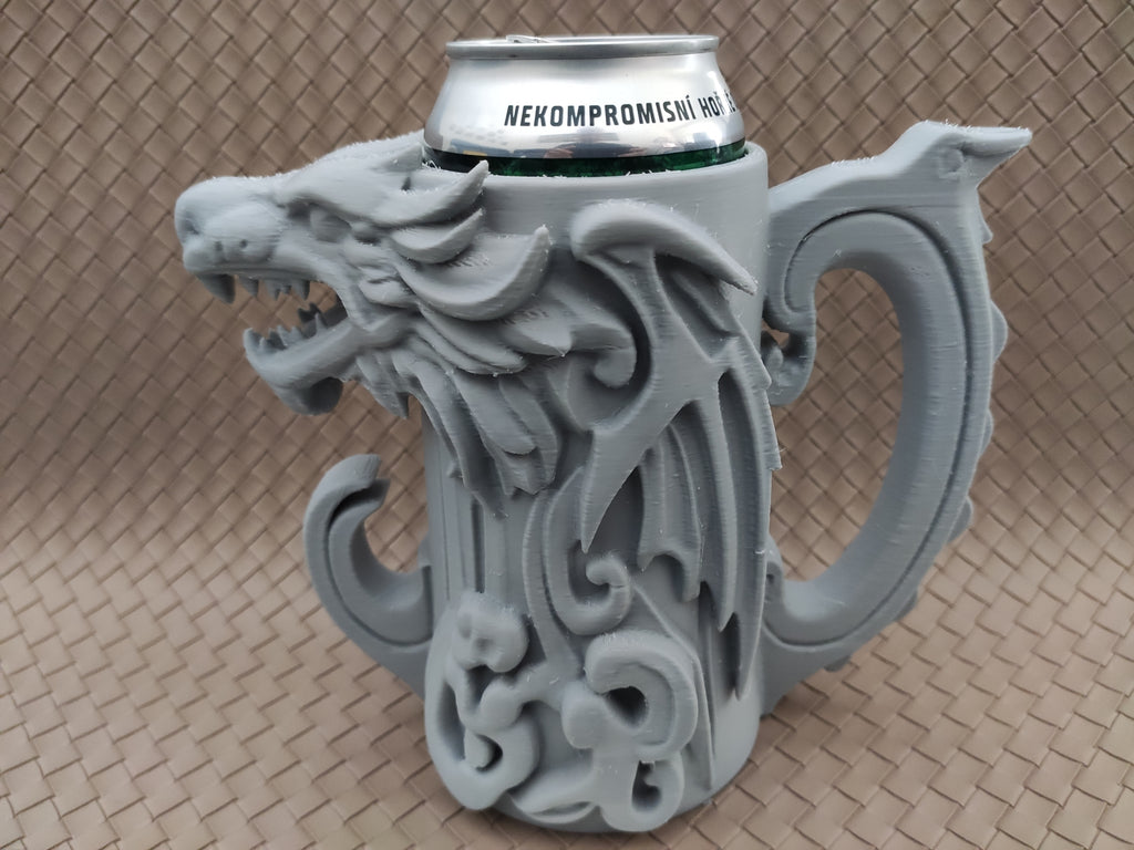 Dragon Can Holder (0.5L + 12oz Cans) - Beer mug