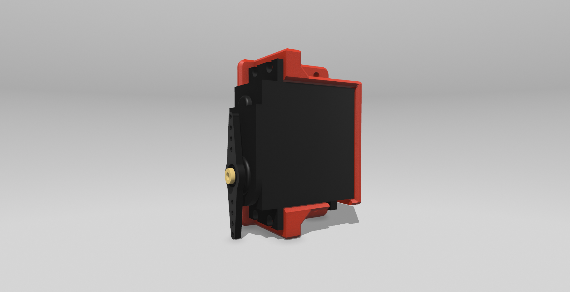 MG995 Servo holder. Pellet Dispenser System