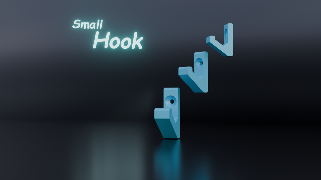 Small Hook – Simple Wall Mount Hanger