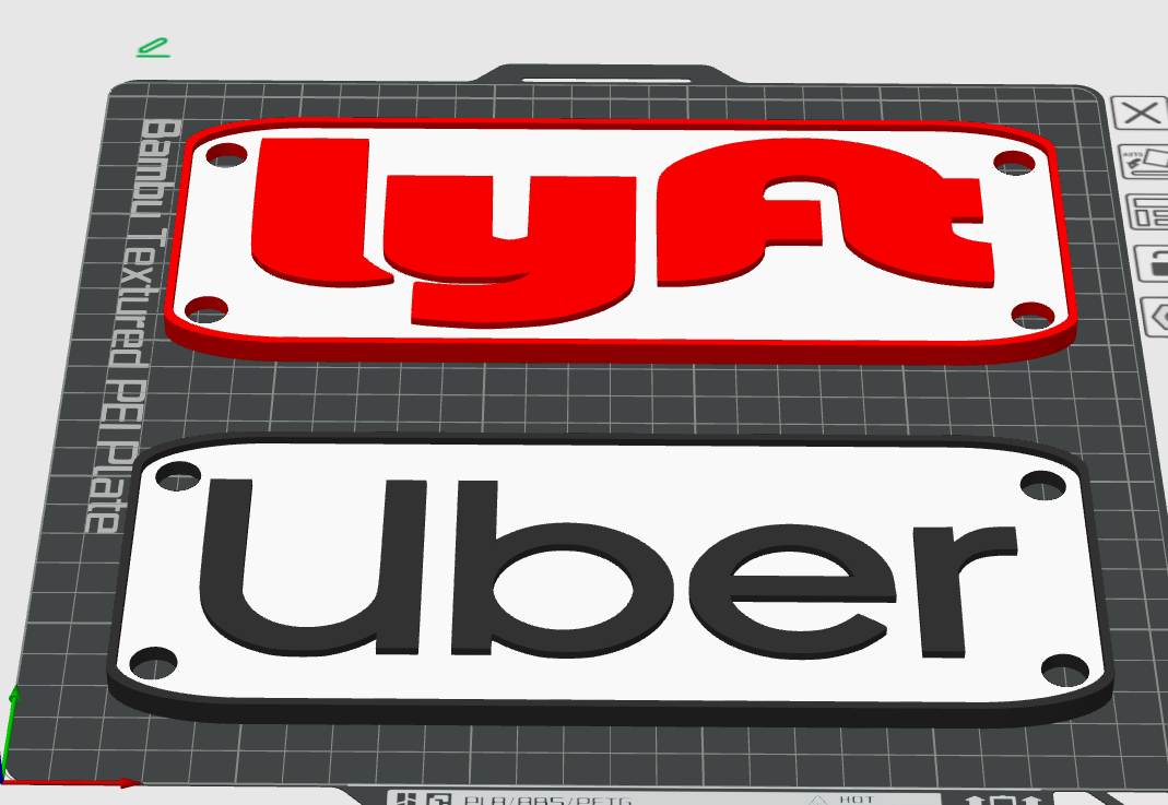 Uber and Lyft driver badges for rideshare drivers