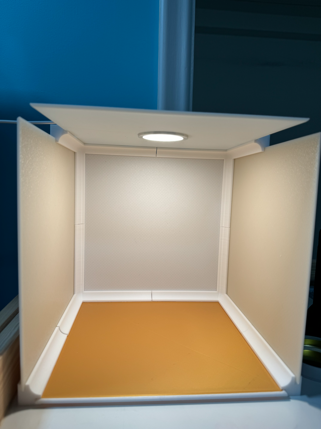 Modular Photo booth light box with duo color