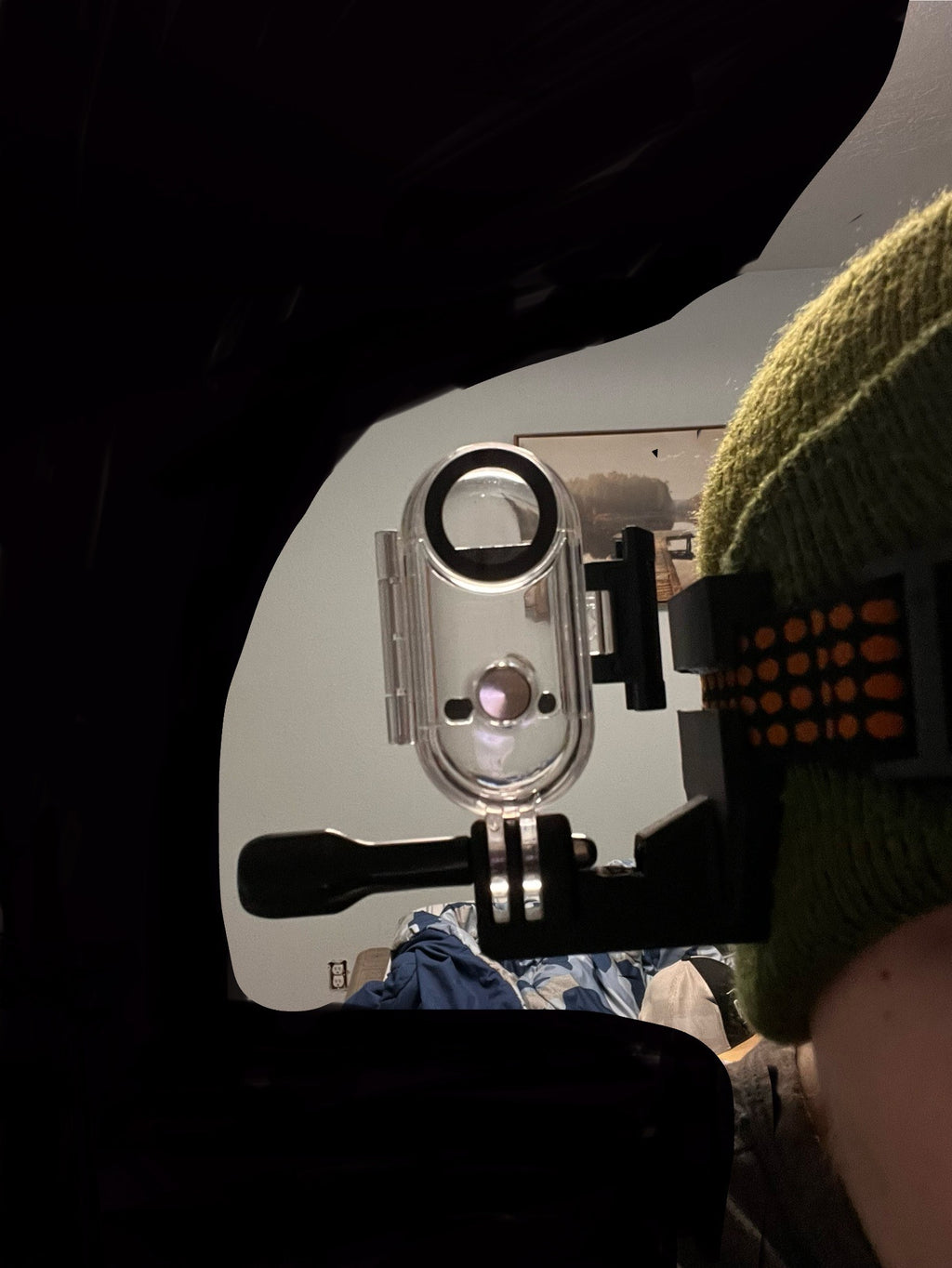 Snow Goggle GoPro Mount 25mm Strap Ski & Snowboard