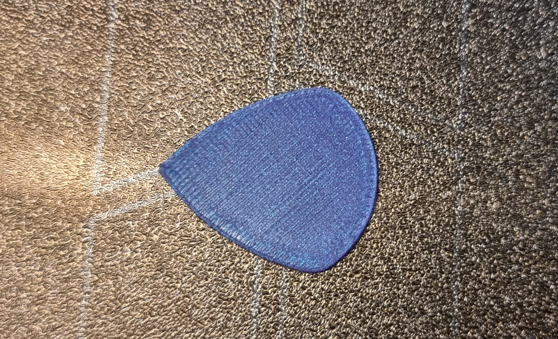 Guitar pick/plectrum with all thicknesses