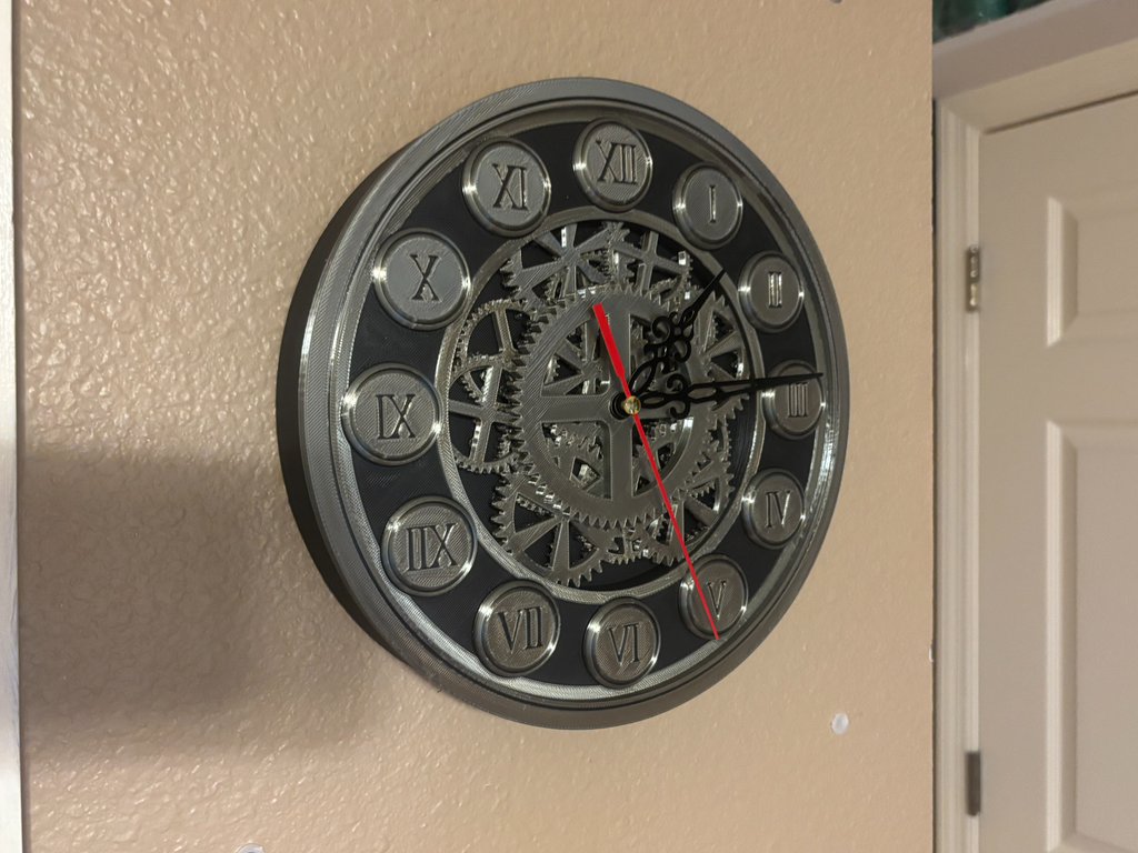 Steampunk ChronoCraft: A 3D-Printed Analog Clock
