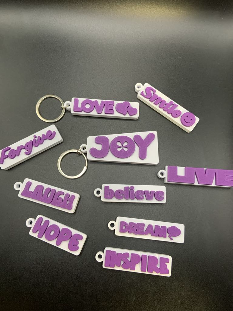 Inspirational Keyrings #1